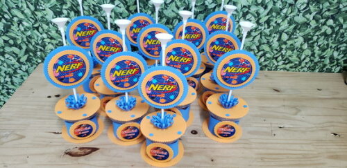 Centro de Mesa e ou Lembrancinhas Nerf