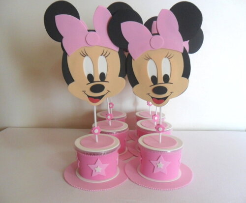 Centro de Mesa Minie Rosa