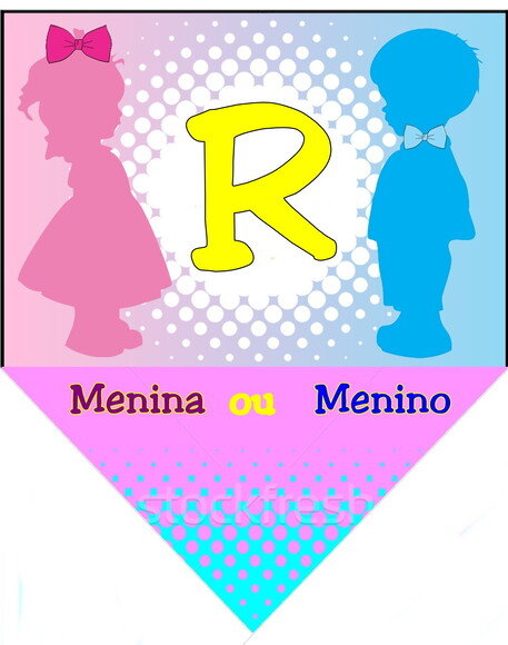Chá Revelação Faixa Personalizada Será Menino ou Menina ?