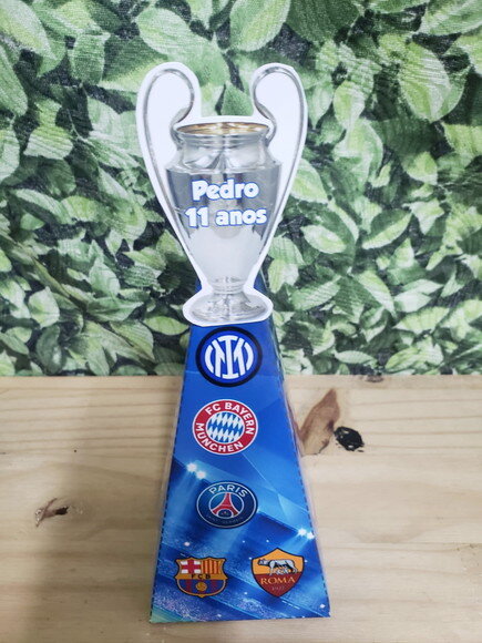Champions Caixa Piramide Personalizada, Pronta Entrega