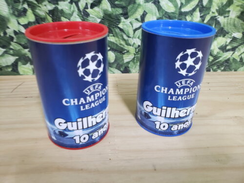 Champions Cofrinho Personalizado Pronta Entrega