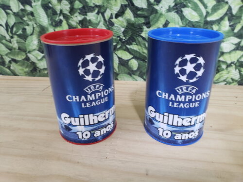 Champions Cofrinho Personalizado Pronta Entrega