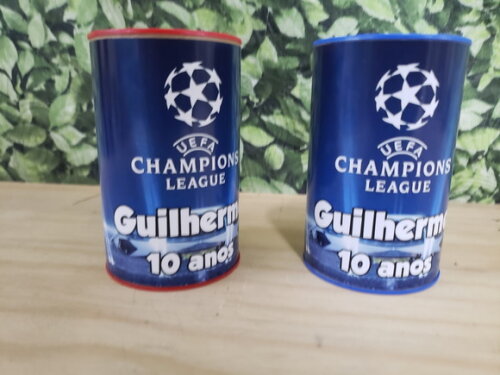 Champions Cofrinho Personalizado Pronta Entrega