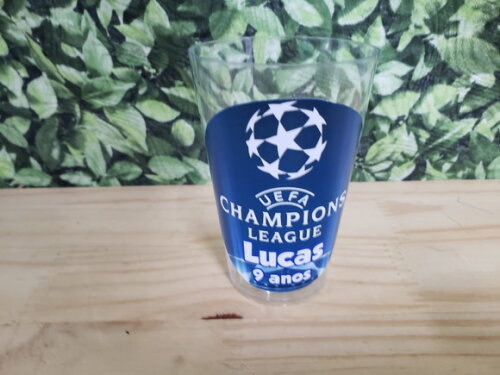 Champions Copo Personalizado 300 ml Pronta Entrega