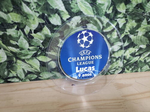 Champions Prato Personalizado Sobremesa Pronta Entrega