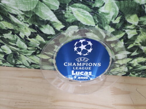 Champions Prato Personalizado Sobremesa Pronta Entrega