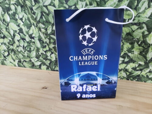 Champions Sacola Personalizada Pronta Entrega