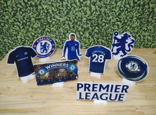 Chelsea Kit de Mesa Displays 7 Peças Pronta Entrega