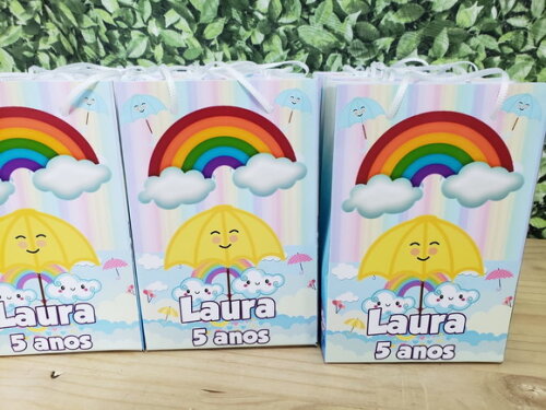 Chuva de Amor Sacola Personalizada Lembrancinha