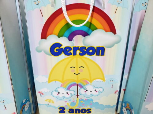 Chuva de Amor Sacola Personalizada Pronta Entrega