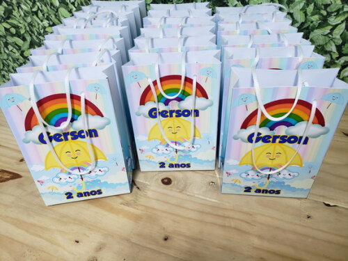 Chuva de Amor Sacola Personalizada Pronta Entrega