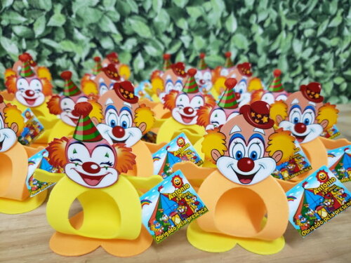 Circo Palhaço Lembrancinha Porta Bombom Personalizado
