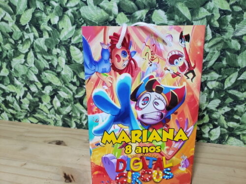 Circus Digital Sacola Personalizada Pronta Entrega