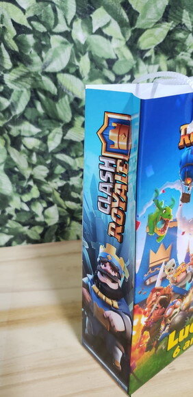 Clash Royale Sacola Personalizada Tam Médio Pronta Entrega