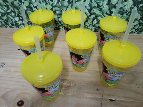 Cleo e Cuquim Copos Personalizados Pronta Entrega