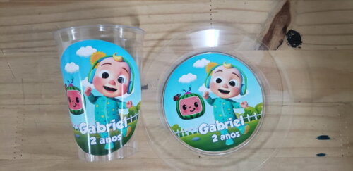 Cocomelon Descartáveis Personalizados Pronta Entrega
