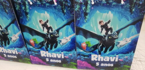 Como Treinar o Seu Dragão Sacola Personalizada