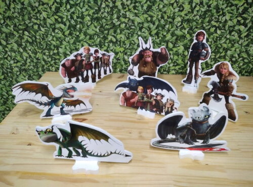 Como Treinar Seu Dragão Kit de Mesa 8 Peças