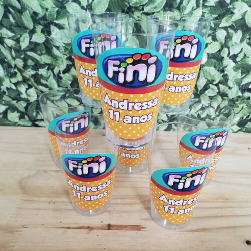Copo Personalizado 200 ml Cristal Pronta Entrega