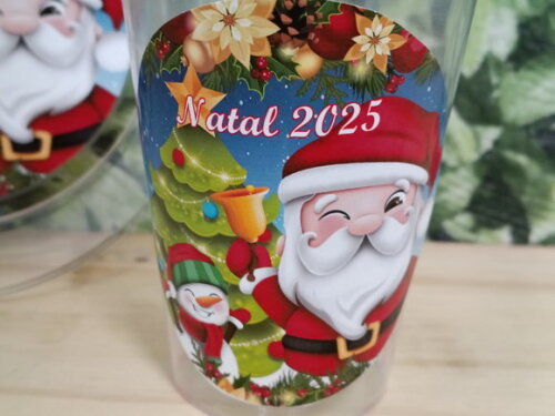 Copo Natal 300 ml Personalizado Pronta Entrega