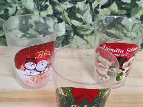 Copo Natal 300 ml Personalizado Pronta Entrega