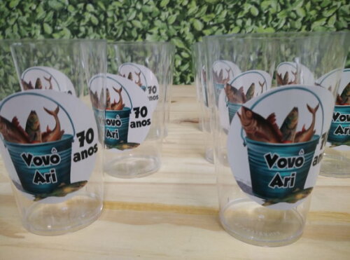 Copos Decorados e Personalizados P Entrega