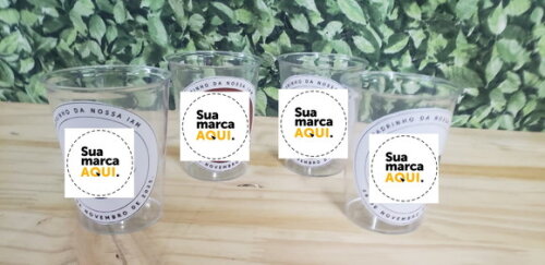 Copo Personalizado 300 ml Logo de Empresas e Afins