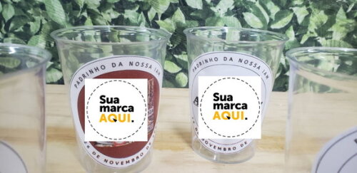 Copo Personalizado 300 ml Logo de Empresas e Afins