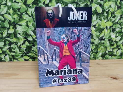 Coringa Sacola Personalizada Pronta Entrega