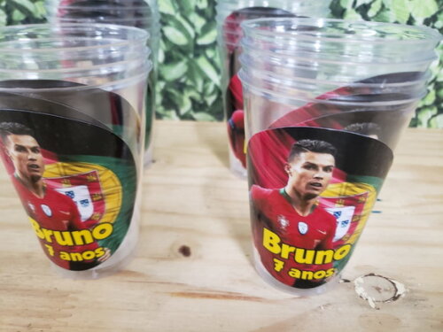 Cristiano Ronaldo Copos 300 ml Personalizados