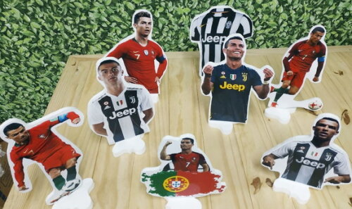 Cristiano Ronaldo Displays de Mesa 8 Peças Pronta Entrega