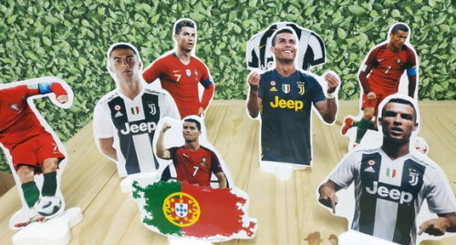 Cristiano Ronaldo Displays de Mesa 8 Peças Pronta Entrega