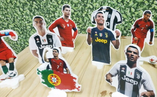 Cristiano Ronaldo Displays de Mesa 8 Peças Pronta Entrega