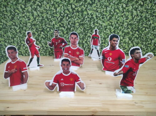 Cristiano Ronaldo Kit de Mesa Displays 8 Peças Pronta Entreg