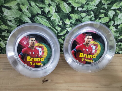 Cristiano Ronaldo Pratos Sobremesa Personalizados