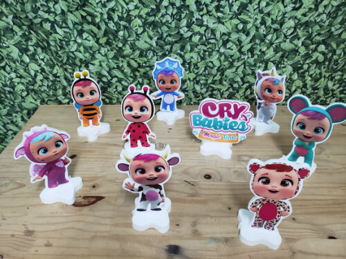 Cry Babies Kit Displays de Mesa 9 Peças Pronta Entrega