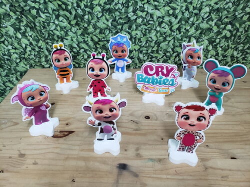Cry Babies Kit Displays de Mesa 9 Peças Pronta Entrega