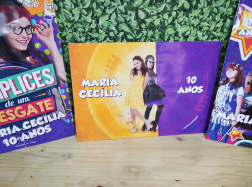 Cúmplices de Um Resgate Kit de Parede 3 Peças Personalizado