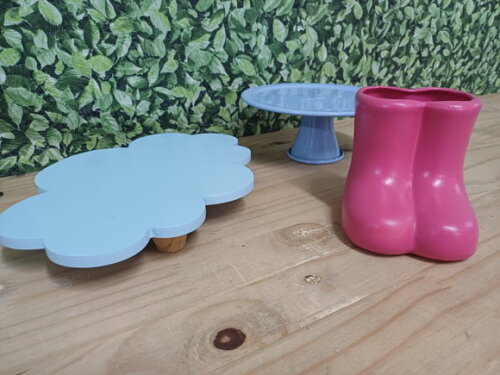 Decoração Chá Revelação e Outros Temas 3 Pçs
