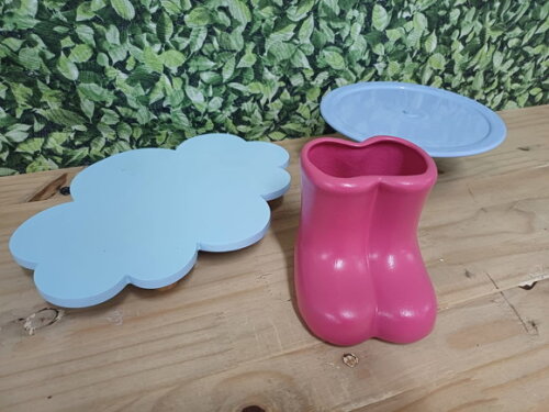 Decoração Chá Revelação e Outros Temas 3 Pçs