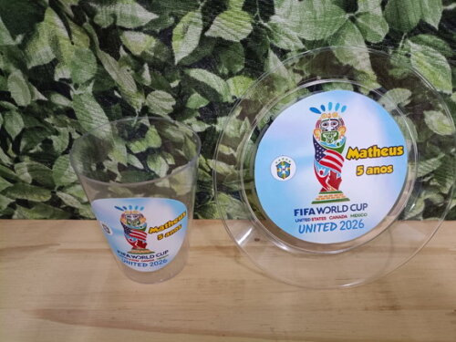 Descartáveis Copa do Mundo 2026 Personalizados Pronta Entreg