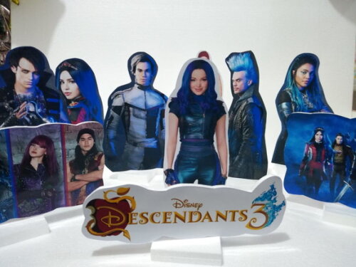 Descendentes Kit de Mesa 10 Peças Pronta Entrega