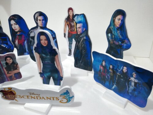 Descendentes Kit de Mesa 10 Peças Pronta Entrega
