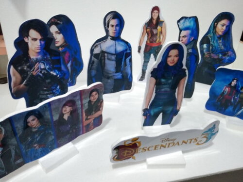 Descendentes Kit de Mesa 10 Peças Pronta Entrega