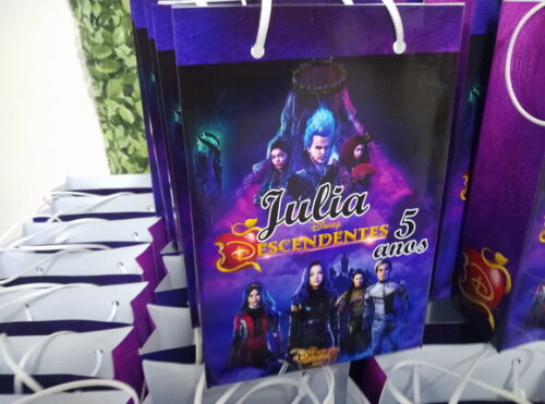 Descendentes Sacola Personalizada Pronta Entrega