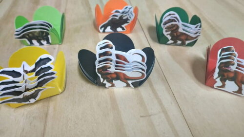 Dinossauros Forminhas Decoradas 108 Unidades Pronta Entrega