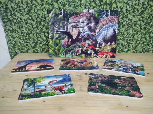 Dinossauros Kit de Parede 6 Peças Pronta Entrega