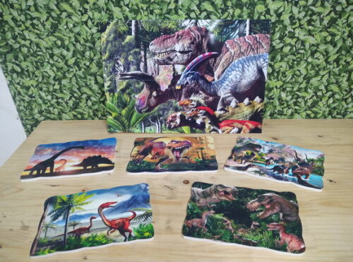 Dinossauros Kit de Parede 6 Peças Pronta Entrega