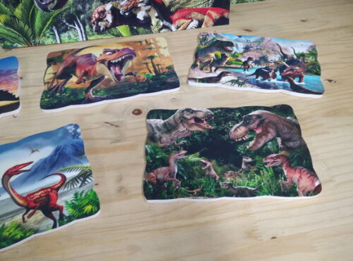 Dinossauros Kit de Parede 6 Peças Pronta Entrega