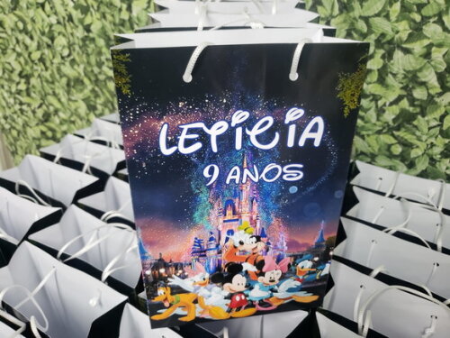 Disney Sacola Personalizada Pronta Entrega